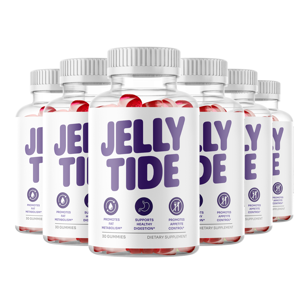 6 Jelly Tide Bottles